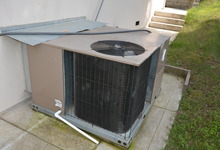 6122 Grant Avenue , Laporte, VA, 20122 Listing: Back Yard Air Conditioning Unit Photo by Real Estate Agent