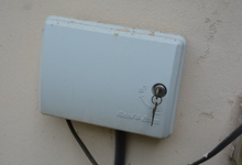 6122 Grant Avenue , Laporte, VA, 20122 Listing: Back Yard Sprinkler Controller Photo by Real Estate Agent