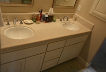 6122 Grant Avenue , Laporte, VA, 20122 Listing: Bathroom 2 Countertop Photo by Real Estate Agent
