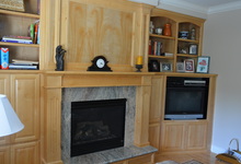 6122 Grant Avenue , Laporte, VA, 20122 Listing: Family Room Cabinets Photo by Real Estate Agent