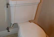 6122 Grant Avenue , Laporte, VA, 20122 Listing: Half-Bathroom Toilet Photo by Real Estate Agent