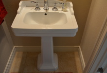 6122 Grant Avenue , Laporte, VA, 20122 Listing: Half-Bathroom Sink Photo by Real Estate Agent