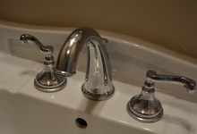 6122 Grant Avenue , Laporte, VA, 20122 Listing: Half-Bathroom Faucet Photo by Real Estate Agent
