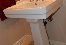 6122 Grant Avenue , Laporte, VA, 20122 Listing: Half-Bathroom Sink Photo by Real Estate Agent