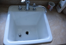6122 Grant Avenue , Laporte, VA, 20122 Listing: Laundry Room Utility Sink Photo by Real Estate Agent