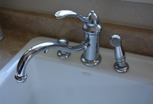 6122 Grant Avenue , Laporte, VA, 20122 Listing: Laundry Room Utility Sink Faucet Photo by Real Estate Agent