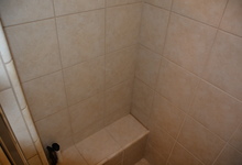 6122 Grant Avenue , Laporte, VA, 20122 Listing: Master Bathroom Shower Tile Photo by Real Estate Agent