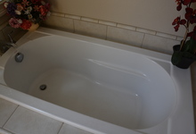 6122 Grant Avenue , Laporte, VA, 20122 Listing: Master Bathroom Bathtub Photo by Real Estate Agent