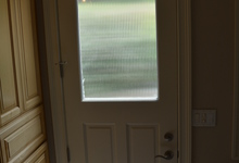 6122 Grant Avenue , Laporte, VA, 20122 Listing: Master Bathroom Exterior Door Photo by Real Estate Agent