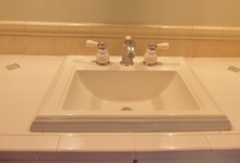 6924 Stone's Throw Circle Apt 8109, St Petersburg, Florida, 33710 Listing: Master Bathroom Sink Photo by Real Estate Agent