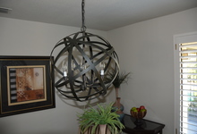 987 Main Street , Roseville, CA, 95874 Listing: Dining Room Chandelier Photo by Real Estate Agent